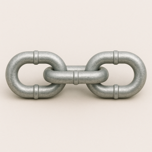 Цепь круглозвенная с буртиком Б2-8х32 в наличии в Саратове