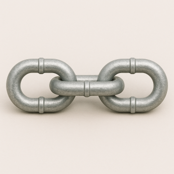 Цепь круглозвенная с буртиком Б2-8х32 в наличии в Саратове