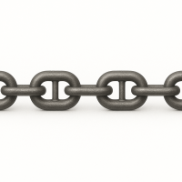 Цепь круглозвенная с распорками А2-5-20,5х82