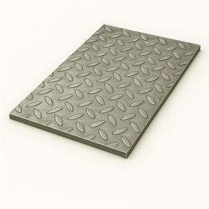 Лист стальной рифленый 3х1250х2500 мм чечевица Ст3пс в наличии в Саратове