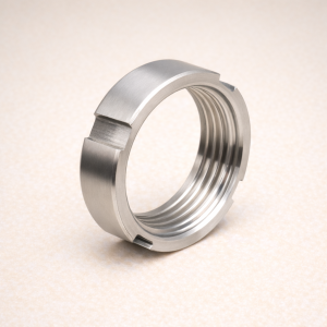 Гайка шлицевая AISI 304 1 1/2" в наличии в Саратове