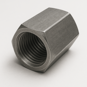 Гайка соединительная без покрытия 09Г2С М24 мм DIN 6334 в наличии в Саратове