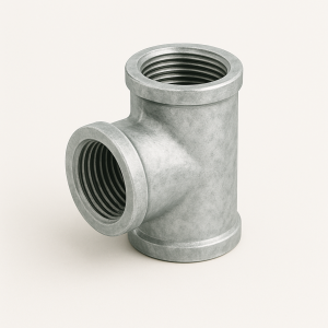 Тройник оцинкованный приварной ДУ 108 в наличии в Саратове