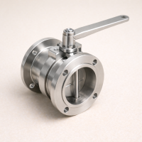 Заслонка 3-х ходовая 90 градусов AISI 304 2 1/2" ВР/ВР/ВР